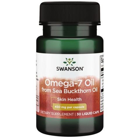SWANSON Omega-7 Oil From Sea Buckthorn Oil (30 kaps.)