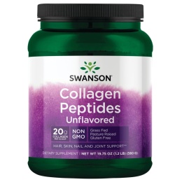SWANSON Peptydy kolagenowe - bez smaku (560 g)