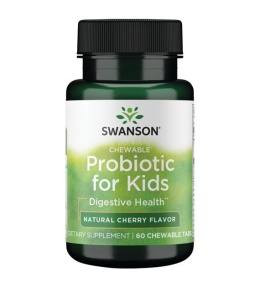 SWANSON Probiotyki dla dzieci do ssania (60 kaps.)