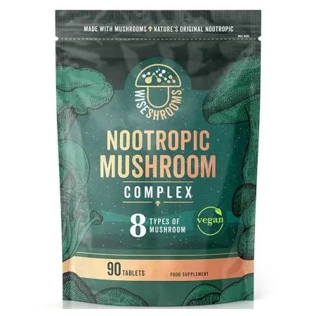 WISESHROOMS Nootropic Mushroom Complex (90 tabl.)