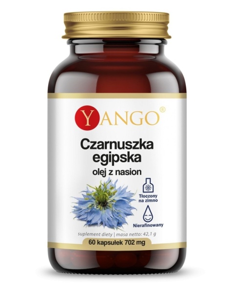 YANGO Czarnuszka egipska - olej z nasion 500 mg (60 kaps.)