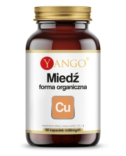 YANGO Miedź - Forma organiczna (90 kaps.)