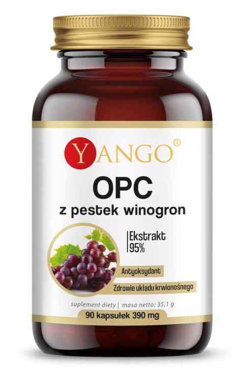 YANGO OPC 95% ekstrakt z pestek winogron (90 kaps.)