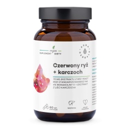 AURA HERBALS Czerwony ryż + Karczoch (60 kaps.)