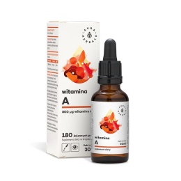 AURA HERBALS Witamina A - Suplement diety w kroplach (30 ml)