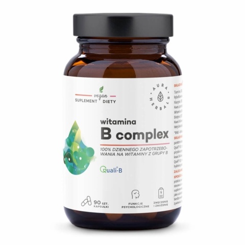AURA HERBALS Witamina B complex (90 kaps.)