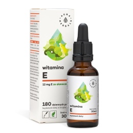 AURA HERBALS Witamina E - Suplement diety w kroplach (30 ml)