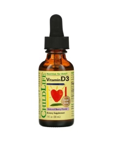 CHILDLIFE Essentials Witamina D3 - Naturalna Jagoda (30 ml)