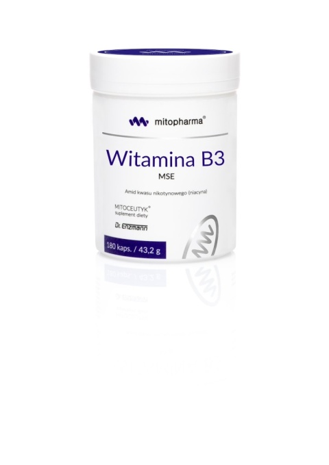 DR. ENZMANN MSE Witamina B3 MSE (180 kaps.)