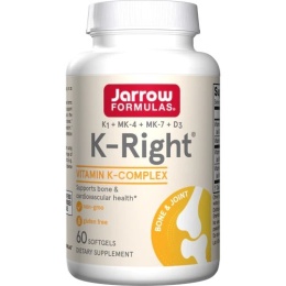 JARROW FORMULAS K-Right - kompleks Witamin K (60 kaps.)