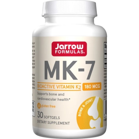 JARROW FORMULAS Witamina K2 MK7 180 mcg (30 kaps.)
