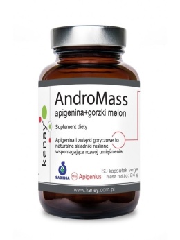 KENAY AndroMass - Apigenina + Gorzki melon (60 kaps.)