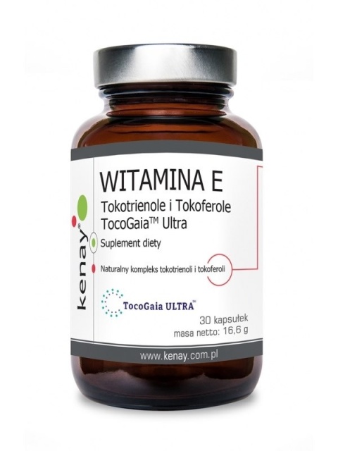 KENAY Witamina E Tokotrienole i Tokoferole TocoGaia Ultra (30 kaps.)