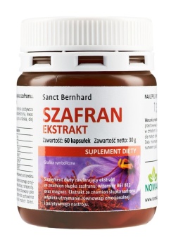 KRAUTERHAUS SANCT BERNHARD Szafran Ekstrakt (60 kaps.)