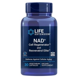 LIFE EXTENSION NAD+ Cell Regenerator and Resveratrol Elite (30 kaps.)