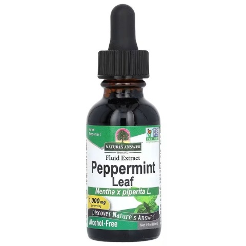 NATURE'S ANSWER Peppermint Leaf - Liście mięty pieprzowej (30 ml)
