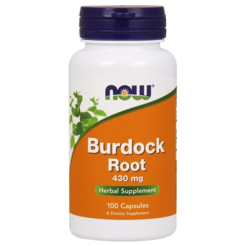 NOW FOODS Burdock Root - Korzeń Łopianu 430 mg (100 kaps.)
