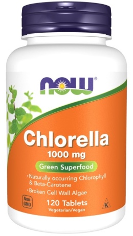 NOW FOODS Chlorella 1000 mg (120 tabl.)