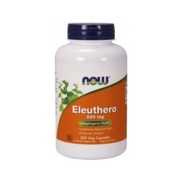 NOW FOODS Eleuthero 500 mg - Żeń-szeń Syberyjski (250 kaps.)
