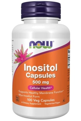 NOW FOODS Inozytol 500 mg (100 kaps.)