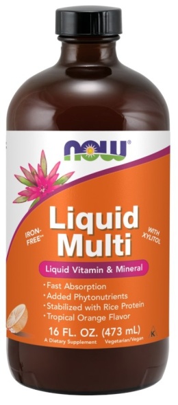 NOW FOODS Liquid Multi - Multiwitamina w płynie (473 ml)