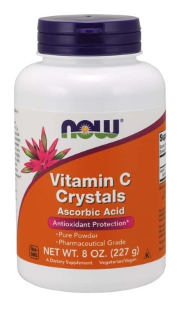 NOW FOODS Vitamin C Crystals - Witamina C (227 g)
