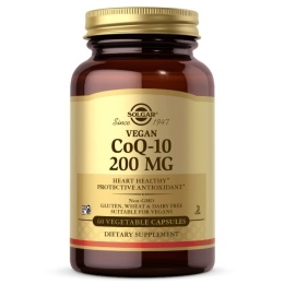 SOLGAR Vegan CoQ-10 200 mg - Koenzym Q10 200 mg (60 kaps.)
