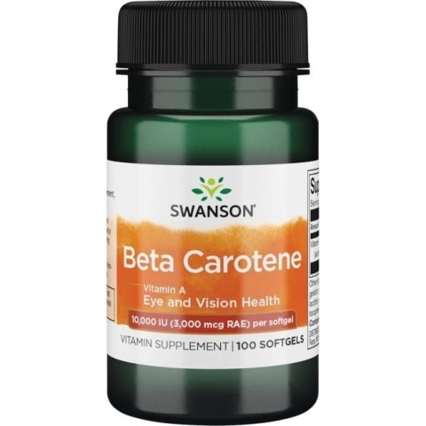 SWANSON Beta Carotene (100 kaps.)