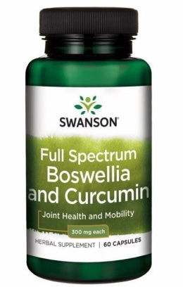 SWANSON Full Spectrum Boswellia and Curcumin (60 kaps.)