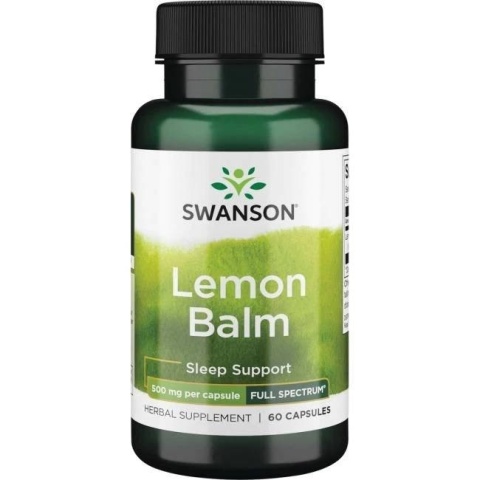 SWANSON Full Spectrum Lemon Balm (60 kaps.)