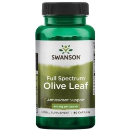 SWANSON Full Spectrum Olive Leaf 400 mg (60 kaps.)