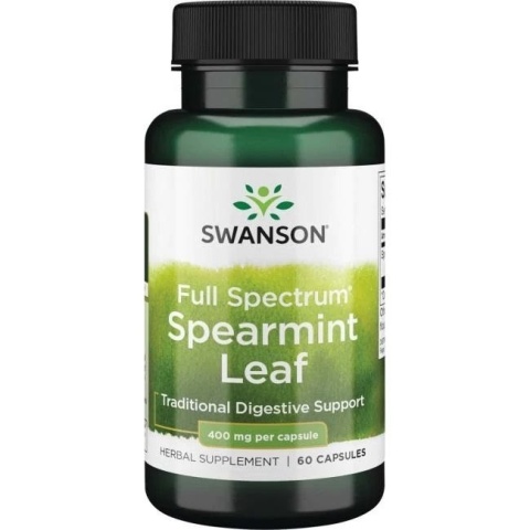 SWANSON Full Spectrum Spearmint leaf 400 mg (60 kaps.)