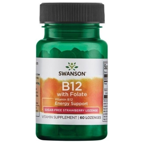 SWANSON Vitamin B12 with Folate (60 tabl.)