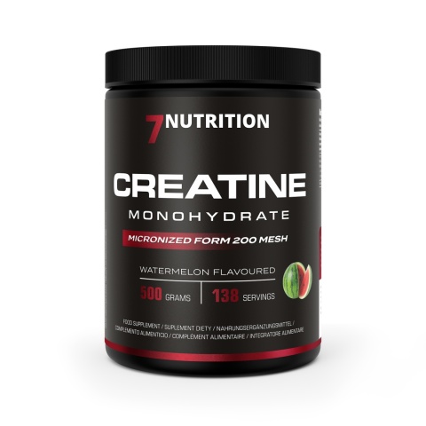 7NUTRITION Creatine Monohydrate Watermelon - Monohydrat Kreatyny - smak arbuzowy (500 g)