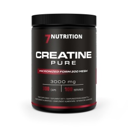 7NUTRITION Creatine Pure - Mikronizowany monohydrat kreatyny (300 kaps.)