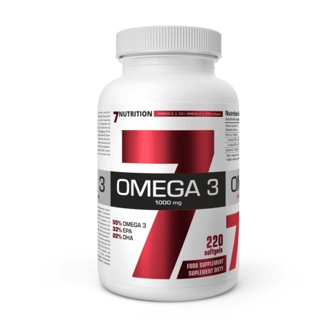 7NUTRITION Omega-3 55% 1000 mg (220 kaps. miękkich)