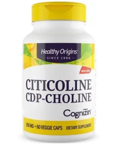HEALTHY ORIGINS Cognizin Citicoline CDP-Choline - Cytykolina 250 mg (60 kaps.)
