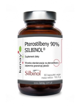 KENAY Pterostilbeny 90% Silbinol (60 kaps.)
