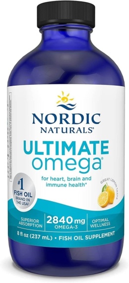 NORDIC NATURALS Ultimate Omega, Lemon, 2840 mg (237 ml)
