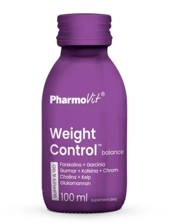 SHOT WEIGHT CONTROL BEZGLUTENOWY 100 ml - PHARMOVIT (SUPPLES & GO)