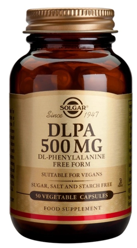 SOLGAR DLPA (Fenyloalanina) 500 mg (50 kaps.)