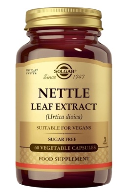 SOLGAR Nettle Leaf Extract - Wyciąg z liści pokrzywy (60 kaps.)