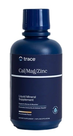 TRACE MINERALS Liquid Cal/Mag/Zinc - smak pina colada (473 ml)
