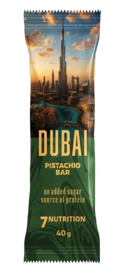 7NUTRITION Baton proteinowy Dubai - smak pistacjowy (40 g)