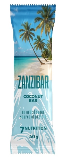 7NUTRITION Baton proteinowy Zanzibar - smak kokosowy (40 g)