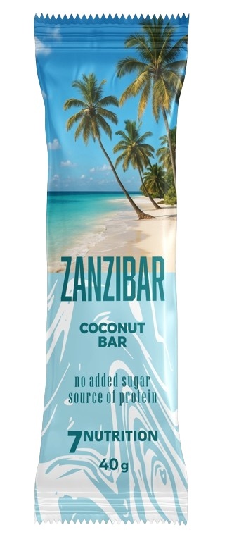 7NUTRITION Baton proteinowy Zanzibar - smak kokosowy (40 g)