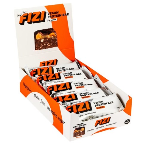 Baton proteinowy „BROWNIE" Fizi, 40g