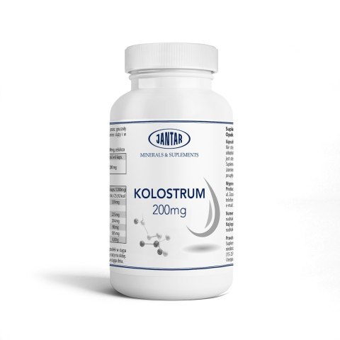 COLOSTRUM WOŁOWE (200 mg) 60 KAPSUŁEK- JANTAR