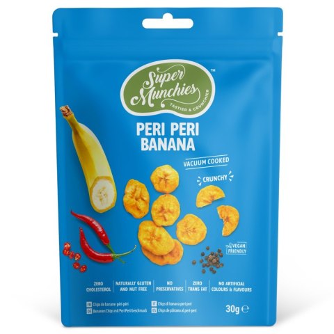 Chipsy bananowe PERI PERI Super Munchies, 30g