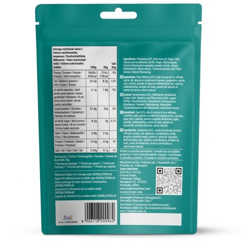 Chipsy z ciecierzycy PERI PERI Super Munchies, 35g
